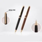 Metal Ball Pen Linear Gold