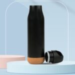 Stainless Steel Flask Bottle with Cork Base